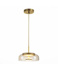 SL6002.203.01 Подвес ST-Luce Золотистый/Янтарный LED 1*7W 4000K
