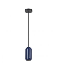 Подвес GU10 LED 4W OVALI 5053/1E PENDANT ODL24 311 черный/синий/металл