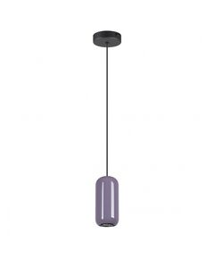 Подвес GU10 LED 4W OVALI 5053/1 PENDANT ODL24 311 черный/сиреневый/металл