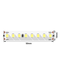 Лента светодиодная DSG2835 160L-V24-IP33, 3000K, 5W/m, LUX (5м)