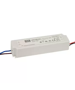 Блок питания AC-DC для светодиодов, 60Вт, IP67, вход 90:264В AC, выход 24В/2,5А,изоляц Meanwell