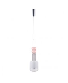 ((6505/1 SUSPENTIONI LN23 194 хром, красный, белый Подвес GU10 50W 220V VERONA