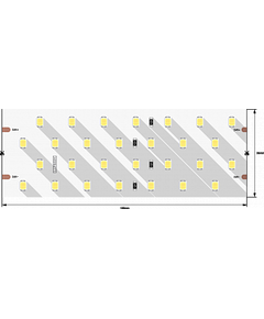 Лента светодиодная DesignLed LUX, 2835, 280 LED/м, 26 Вт/м, 24В, IP33, Нейтральный белый (4000K)