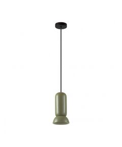 Подвес GU10 LED 4W KERAMA 5054/1B PENDANT ODL24 315 черный/зеленый/металл/керамика