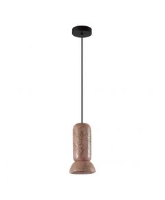 Подвес GU10 LED 4W KERAMA 5054/1C PENDANT ODL24 315 черный/розовый/коричн./металл/керамика