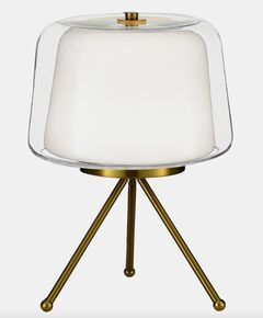 ((SL6127.304.01 Светильник настольный ST-Luce Латунь/Белый, Прозрачный LED 1*16W 3000K