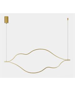 SL6106.203.65 Светильник подвесной ST-Luce Золотистый/Белый LED 1*65W 4000K