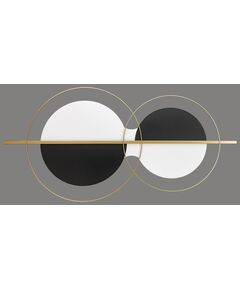 Светильник настенный VELANTE 468-001-01 [LED, 2x22W, 3000/4500/6000K]