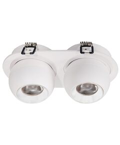 Светильник точечный встраиваемый WERTMARK TECHNICAL WTD.O36.007.30.14 [LED, 2x7W, 3000KK]