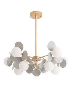 Люстра на штанге Arte Lamp PEACOCK A1369SP-10GY