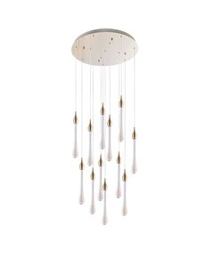 Каскадная люстра Arte Lamp RAINDROP A1803LM-36PB