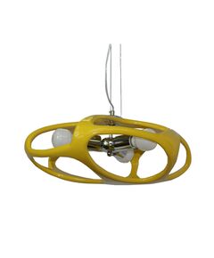 Подвесной светильник ТИМОША [желтый D-45cm H-120cm E27 3*15w (лампами не комплектуется)]