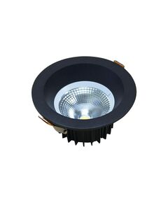 Светильник встраиваемый черный [d11,8 h6 Led 7W (4000K)]