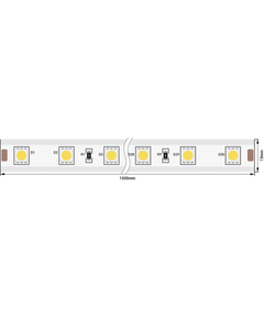 LT560-Y-50Лента светодиодная 220, SMD5050, 60LED/м, кат  50м, 14,4 Вт/м, IP68, Желтый  (Желтый)