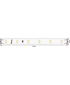 DSG360-24-WW-65Лента светодиодная LUX, 3528, 60 LED/м, 4,8 Вт/м, 24В, IP65, Теплый белый (2700КK)