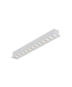 Donolux Led св-к встраиваемый, 12W, 335,2х48мм, H36мм, 925Lm, 48°, 3000К, IP20, корпус белый, белые модули, блок питания AC/DC 24V в комплекте