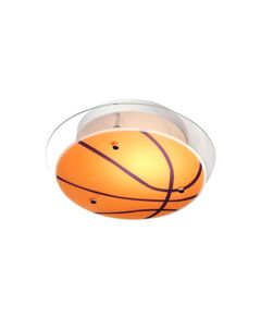 Настенно-потолочный светильник Donolux BABY [декор баскетбол, разноцветное стекло, диам 32см, выс 11]