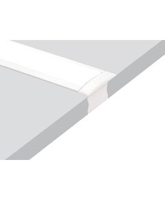 Donolux врезной алюминиевый профиль, 2 метра, [габариты в сборе: 23х14,5х2000 мм. Белый матовый, RAL9]