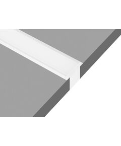 Donolux врезной алюминиевый профиль, 2 метра, [габариты в сборе: 47,2х35х2000 мм. Белый матовый, RAL9]