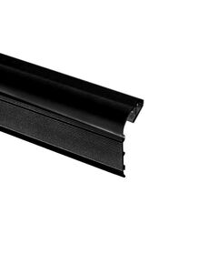 Donolux накладной алюминиевый профиль для ступеней, 2 метра, [габариты в сборе: 60х80х2000 мм, черный]