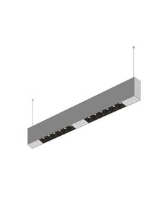 Donolux Led св-к подвесной, 12W, 502х32мм, H71,5мм, 925Lm, 48°, 3000К, IP20, корпус алюминий, черные модули, белый декор, блок питания AC/DC 24V в комплекте