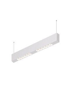 Donolux Led св-к подвесной, 12W, 502х32мм, H71,5мм, 925Lm, 48°, 3000К, IP20, корпус белый, белые модули, белый декор, блок питания AC/DC 24V в комплекте