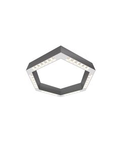 Donolux Led св-к накладной, 36W, 500х433мм, H71,5мм, 2560Lm, 48°, 3000К, IP20, корпус алюминий, белые модули, белый декор,  блок питания AC/DC 24V в комплекте