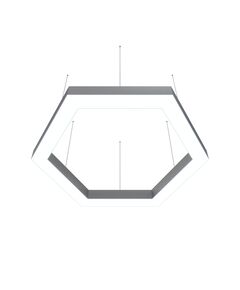 Donolux подвесной светодиодный светильник, 114 Ватт, 7840Lm, 3000К, IP20, 965х1117мм, H73мм, Алюминий