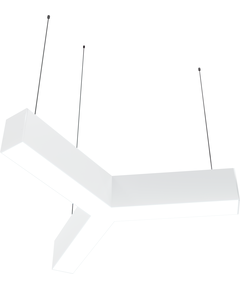 Donolux подвесной светодиодный светильник, 28,8 Ватт, 1980Lm, 4000К, IP20, 490х418мм, H73mm, RAL9003 (мат.белый)