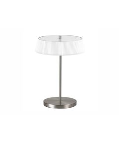 Donolux Modern настольная лампа, RIGA [хлопчатобумажные нити белого цвета, диам 40 см, выс 46 см, 3хE14 30]