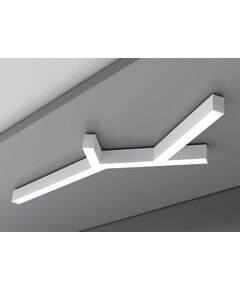 Donolux накладной светодиодный светильник, 115 Ватт, 11520Lm, 4000К, IP20, 490х1525мм, H73мм, RAL9003 (мат.белый)