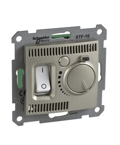 Термостат для теплого пола, электронный, с датчиком, 10A, [Титан SEDNA, Schneider Electric]
