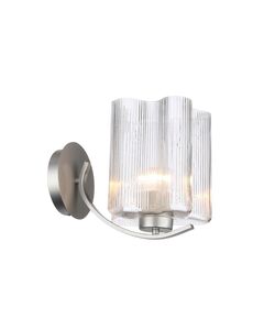 Бра ST Luce Onde [Серебристый/Прозрачный E27 1*60W]