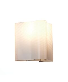 Настенный светильник ST Luce Onde [Серебристый/Белый с полосками E14 1*60W]