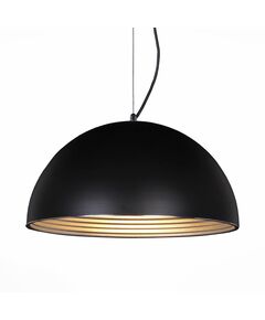 Светильник подвесной ST-Luce TAPPO [Черный/Черный, Серебристый E27 1*60W]