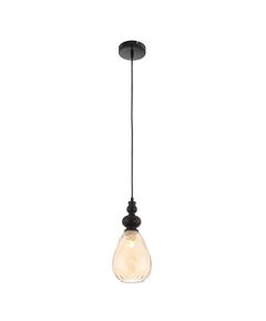 Светильник подвесной ST Luce Bacineto [Черный/Янтарный E27 1*40W]