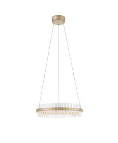 Светильник подвесной ST-Luce Cherio [Золото/Золото, Прозрачный LED 1*34W]