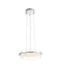 Люстра подвесная ST-Luce Biciere [Хром/Прозрачный LED 12*6W]