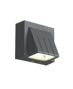 Светильник уличный настенный ST-Luce Smuso [Серый кварцевый/Серый кварцевый, Прозрачный LED 1*]
