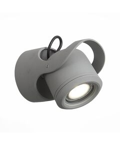Светильник уличный настенный ST-Luce Round [ Серый/Серый, Прозрачный G5,3 1*7W]