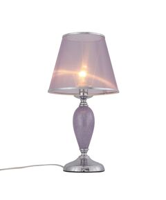 Настольная лампа ST-Luce Lilium [Хром, Сиреневый/Сиреневый, Хром E14 1*40W]