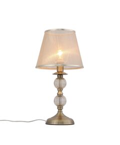 Настольная лампа ST-Luce Grazia [Бронза, Прозрачный/Бежевый, Бронза E14 1*40W]