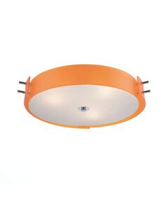 Светильник потолочный ST-Luce Hegia [Хром/Белый, Оранжевый E14 4*60W]