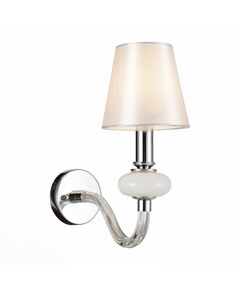 Бра ST Luce Lume [Хром, Белый, Прозрачный/Белый E14 1*40W]