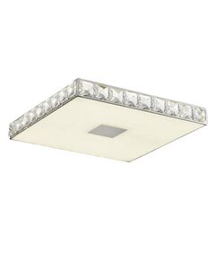Светильник настенно-потолочный ST-Luce [Хром/Прозрачный, Белый LED 1*18W]