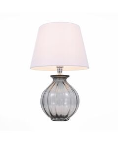 Настольная лампа ST-Luce Calma [Хром, Дымчатый/Белый E27 1*60W]