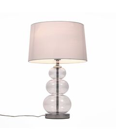 Настольная лампа ST-Luce Ampolla [Хром, Прозрачное стекло/Белый E27 1*60W]