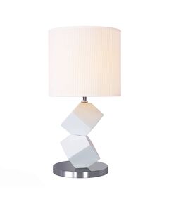 Настольная лампа ST-Luce Tabella [Хром, Белый/Белый E27 1*60W (из 2-х коробок)]