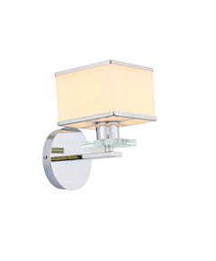 Бра St-Luce Diritta [Хром, Прозрачный/Белый, Хром E27 1*60W]