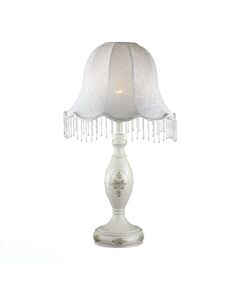 Настольная лампа ST-Luce [Белый с золотом/Белый E27 1*60W]